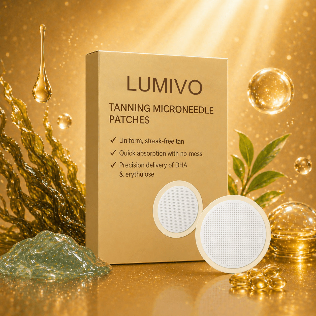 SunFree Transdermal Tanning Patch — Stop painting your skin. Start activating it.