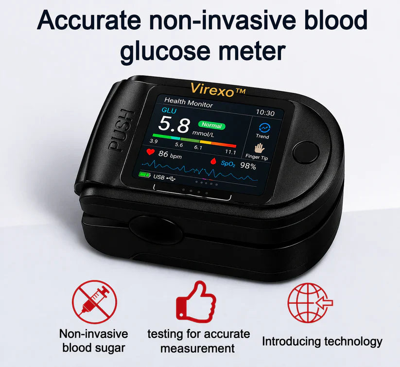 Non-Invasive Blood Sugar Monitor for Simple Daily Health Tracking