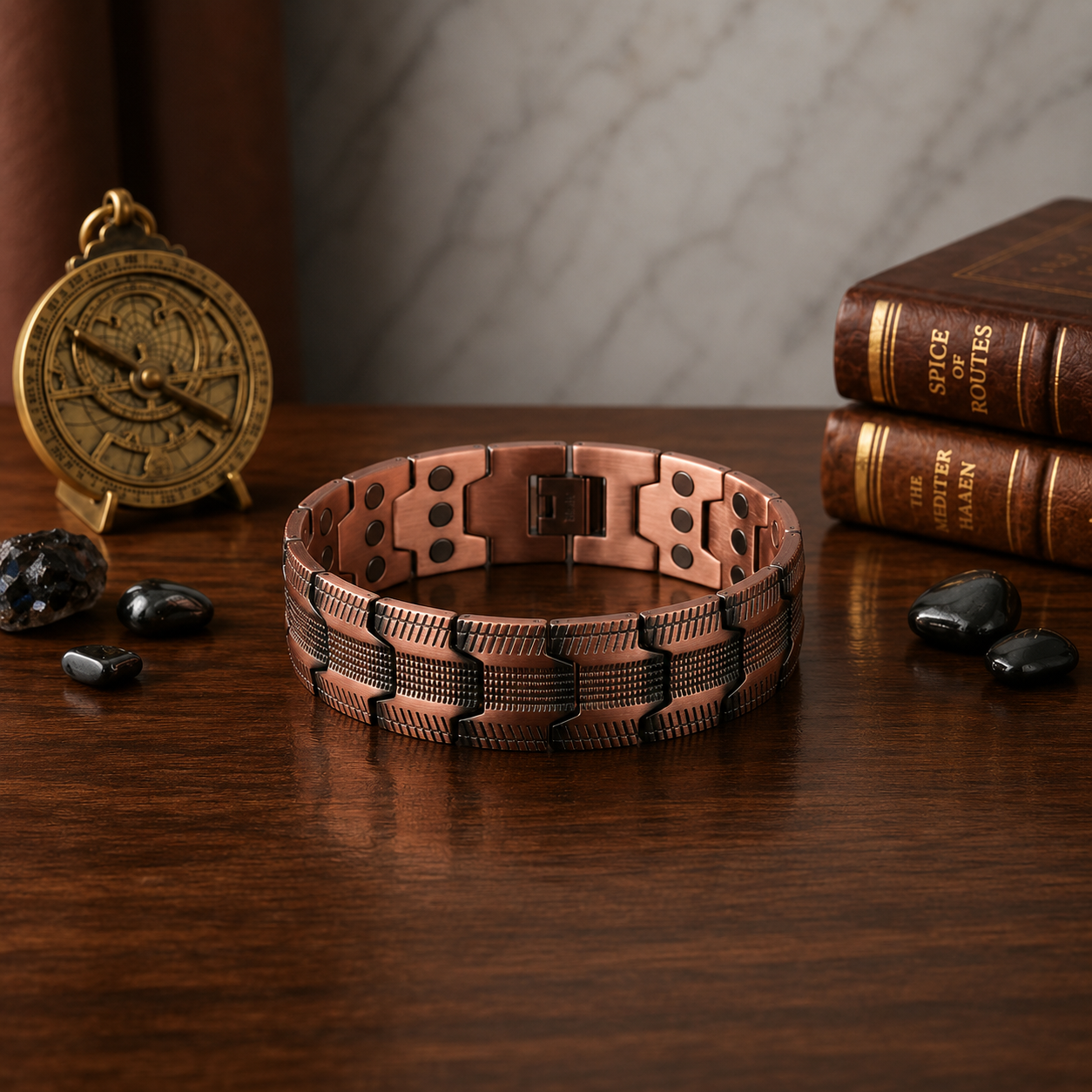 Pure Copper Magnetic Bracelet – Relieve Pain & Boost Circulation