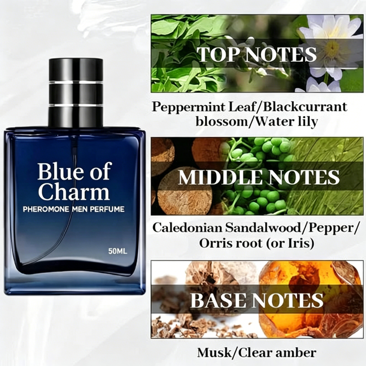 Charm Pheromone Cologne For Men - One Spray. Effortless Confidence & Lasting Appeal.